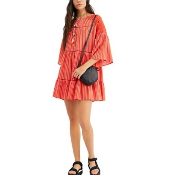 NWT Free People Lola Embroidered Mini Dress - Picture 3 of 5